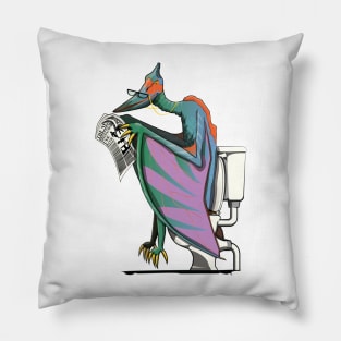 Dinosaur Pterodactyl on the Toilet Pillow