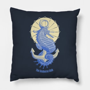 The Seahorse club (version 3) Pillow