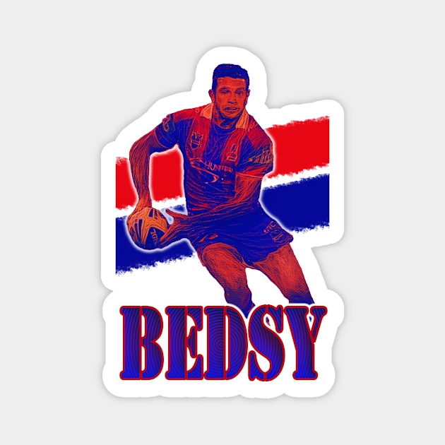 Newcastle Knights - Danny Buderus - BEDSY Magnet by OG Ballers