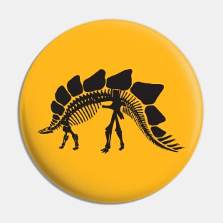 Terra Fossil Stegosaurus Dinosaur Pin