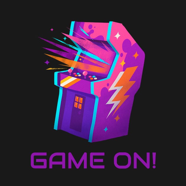 GAME ON VIDEO GAME ARCADE by TeeNZ