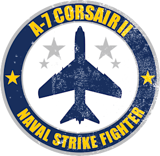 A-7 Corsair II (distressed) Magnet