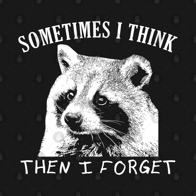 Sometimes I think.. then I forget Raccoon by giovanniiiii