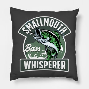 Smallmouth bass Whisperer Pillow