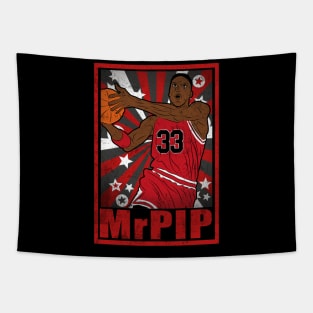 Pippen Basketball Mr Pip Chicago 33 Legend Tapestry