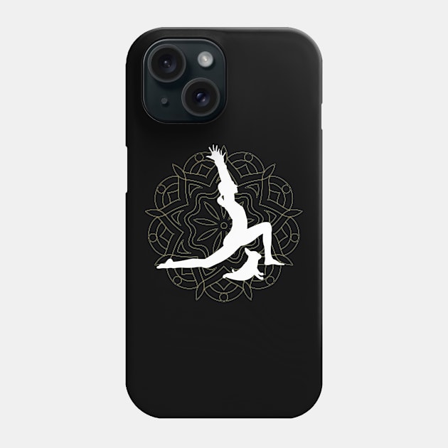 Yoga Pug Women Dog Yoga Gift Phone Case by RRDESIGN