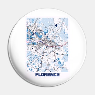 Florence - Italy MilkTea City Map Pin