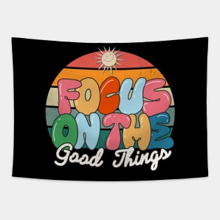 focus on the good things vintage Tapestry