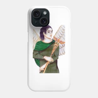 Archangel Raphael the Healer- White Phone Case