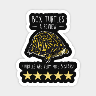 Box Turtle Review Magnet