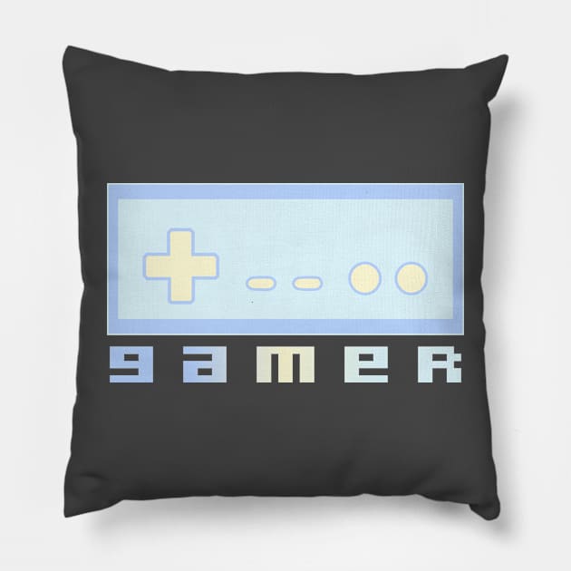 Retro Gamer Pillow by PrinceSnoozy