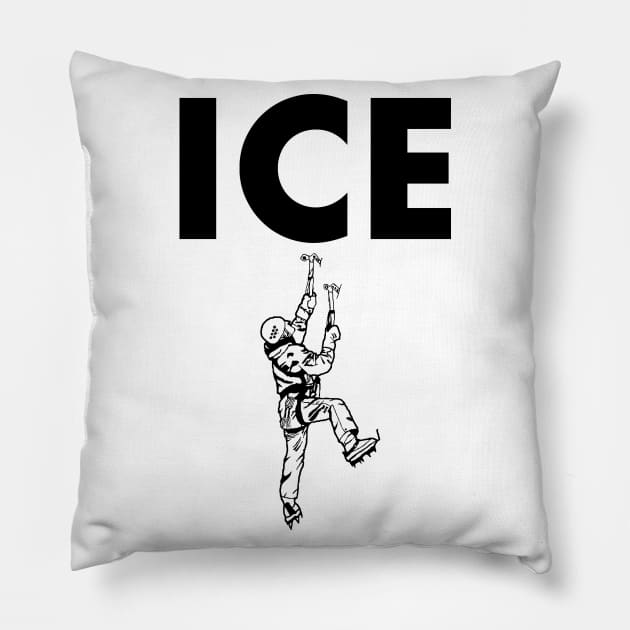 Ice Climbing Pillow by Birding_by_Design