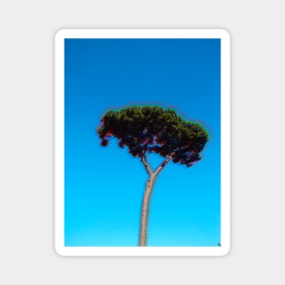 Blurred tree Magnet