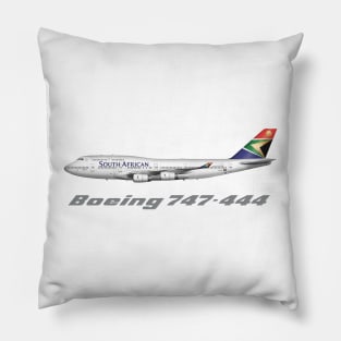 Classic South African Airways 747-444 Pillow