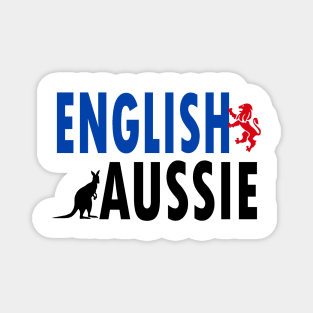 English Aussie (for light backgrounds) Magnet