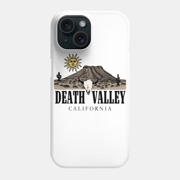 Death Valley California Desert Vibes Mug Shirt Pin Sticker Phone Case by blueversion