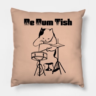 Drummer Cat, Drumming Cat, Cat Dummer, De Dum Tish Pillow