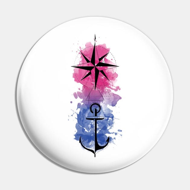 Safe Harbor (Bisexual) Pin by Cyber_Sensei
