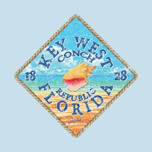 Key West, Florida, Conch Republic, 1828 T-Shirt