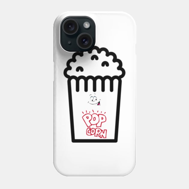 Popcorn,Lover Heartbeat,Gift Popcorn. Phone Case by NOSTALGIA1'