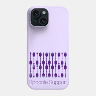 Spoonie Support! (Dark Purple) Phone Case