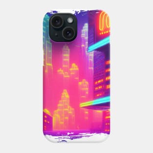 Cool Japanese Neon City Phone Case