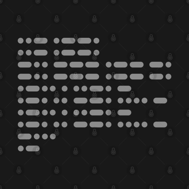 Asplenia Studios: Live By The Code... Morse code by AspleniaStudios