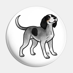 Dog - Bluetick Coonhound - Spot Pin