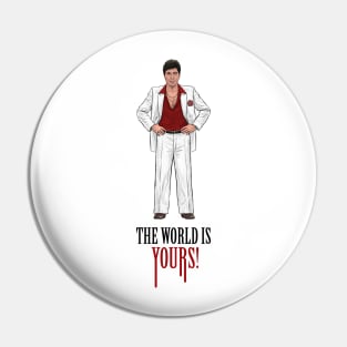 The World Is Yours 1983 Pin