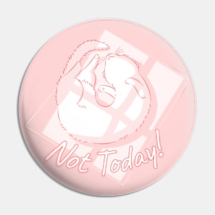 Ferret Ferretitude Pink Pin