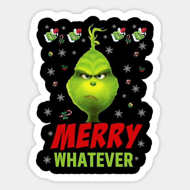 merry whatever grinch sweater