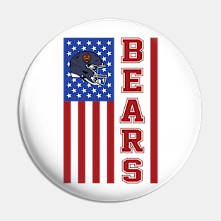 Bears Football Team Pin