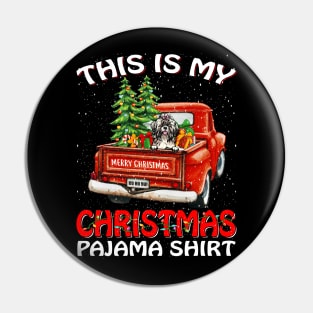 This Is My Christmas Pajama Shirt Shih Tzu Truck Tree Pin