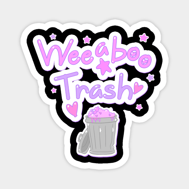 Weeaboo Trash Magnet by Sam Sawyer