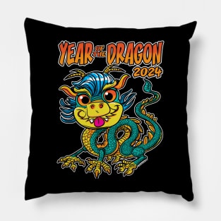 Year of the Dragon cute Chinese Dragon Pillow
