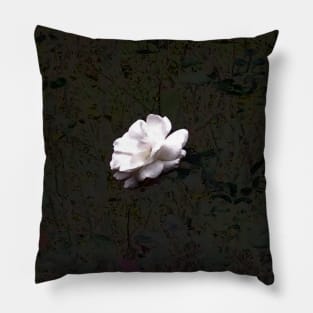 White Rose Pillow