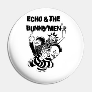 Punk Rock Man Of Echo & The Bunnymen Pin