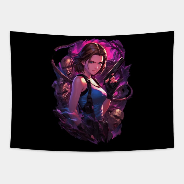 jill valentine Tapestry by StevenBag