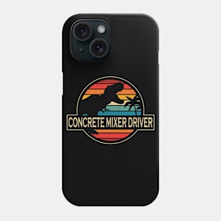 Concrete Mixer Driver Dinosaur Phone Case