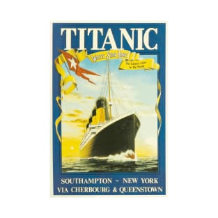 RMS Titanic - Vintage Travel Poster T-Shirt