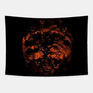 Celtic Horror Halloween - Ghosts and Demons Tapestry