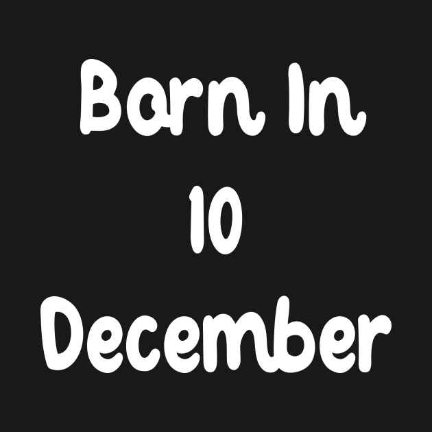 Born In 10 December by Fandie