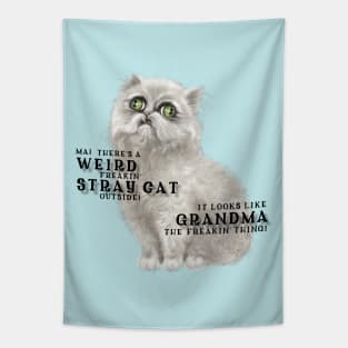 Weird Cat Tapestry