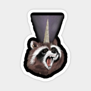 Raccoonicorn Magnet