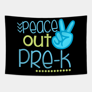 Peace Out Pre-K  End Of School Year Teacher Student Tapestry