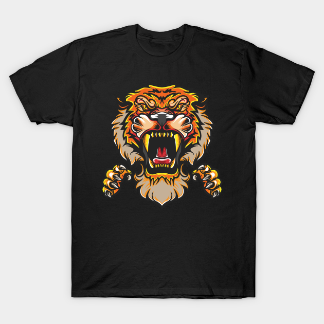 Discover Angry tiger - Tiger - T-Shirt