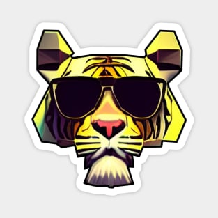 Tiger in Sunglasses Magnet