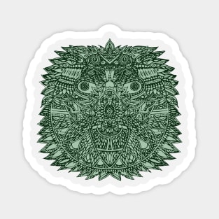 Quetzalcoatl Green Magnet