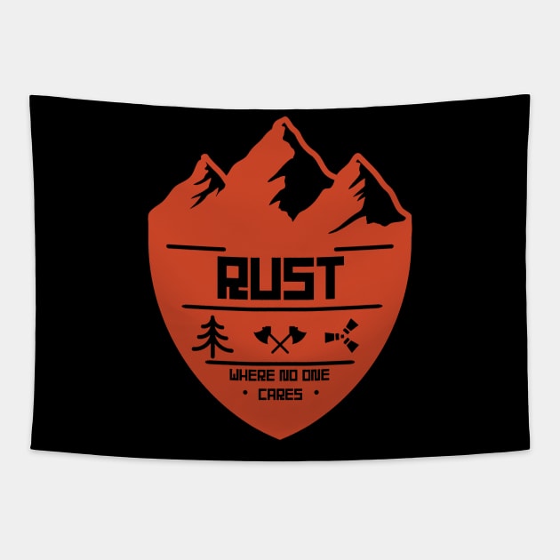 Rust - where no one cares Tapestry by spaceranger