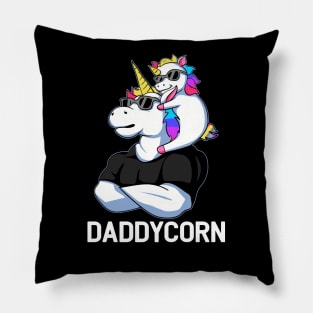 Daddycorn Gift Fathers day Daddy Unicorn Gift Pillow